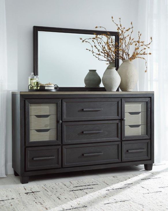 Foyland Black And Brown Dresser by Ashley Furniture 1StopBedrooms