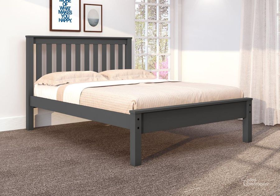 The appearance of Full Contempo Bed Dark Grey designed by DONCO kids in the modern / contemporary interior design. This dark grey piece of furniture  was selected by 1StopBedrooms from  to add a touch of cosiness and style into your home. Sku: 500-FDG. Bed Type: Platform Bed. Material: Wood. Product Type: Platform Bed. Bed Size: Full. Image1