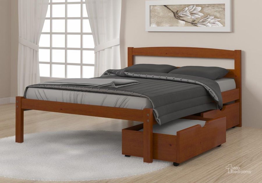 The appearance of Full Econo Bed With Dual Under Bed Drawers Espresso Finish designed by DONCO kids in the modern / contemporary interior design. This light espresso piece of furniture  was selected by 1StopBedrooms from  to add a touch of cosiness and style into your home. Sku: 575-FE_505-E. Bed Type: Storage Bed. Material: Wood. Product Type: Storage Bed. Bed Size: Twin.