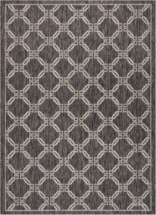 The appearance of Garden Party Charcoal 10 X 13 Area Rug designed by Nourison in the transitional interior design. This charcoal piece of furniture  was selected by 1StopBedrooms from Garden Party Collection to add a touch of cosiness and style into your home. Sku: 99446380975. Material: Polypropylene. Product Type: Area Rugs. Image1