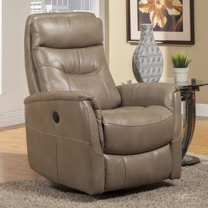 The appearance of Gemini Linen Anywhere Power Recliner designed by Parker House in the traditional interior design. This beige piece of furniture  was selected by 1StopBedrooms from Gemini Collection to add a touch of cosiness and style into your home. Sku: MGEM#812GSPB-LIN. Material: Polyester. Product Type: Power Reclining. Image1