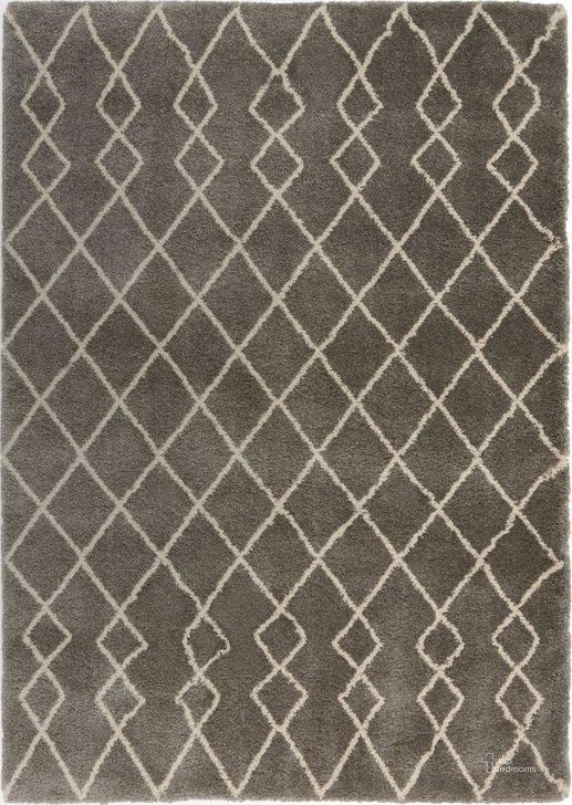 The appearance of Geometric Shag Silver 5 X 7 Area Rug designed by Nourison in the modern / contemporary interior design. This silver piece of furniture  was selected by 1StopBedrooms from Geometric Shag Collection to add a touch of cosiness and style into your home. Sku: 99446482280. Material: Polypropylene. Product Type: Area Rugs. Image1