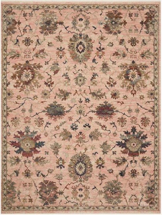 The appearance of Giada Blush/Multi Rug GIADGIA-03BHML2780 designed by Loloi Rugs in the traditional interior design. This blush and multi piece of furniture  was selected by 1StopBedrooms from Giada Collection to add a touch of cosiness and style into your home. Sku: GIADGIA-03BHML2780. Material: Polypropylene. Product Type: Rug. Image1