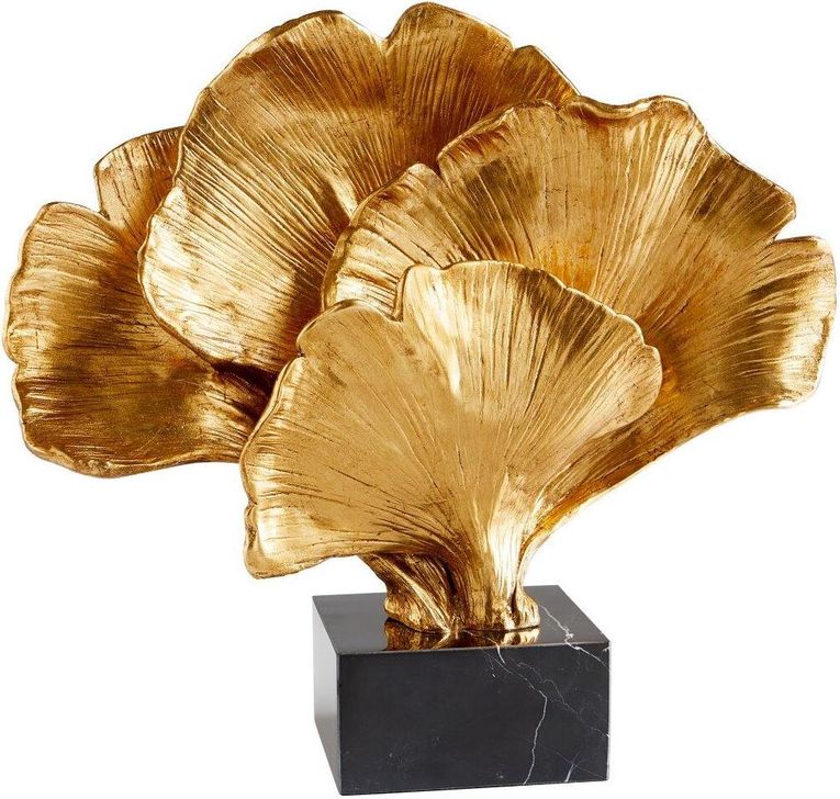 The appearance of Gilded Bloom Gold Sculpture designed by Cyan Design in the modern / contemporary interior design. This gold piece of furniture  was selected by 1StopBedrooms from Gilded Collection to add a touch of cosiness and style into your home. Sku: 10430. Material: Resin. Product Type: Sculpture.