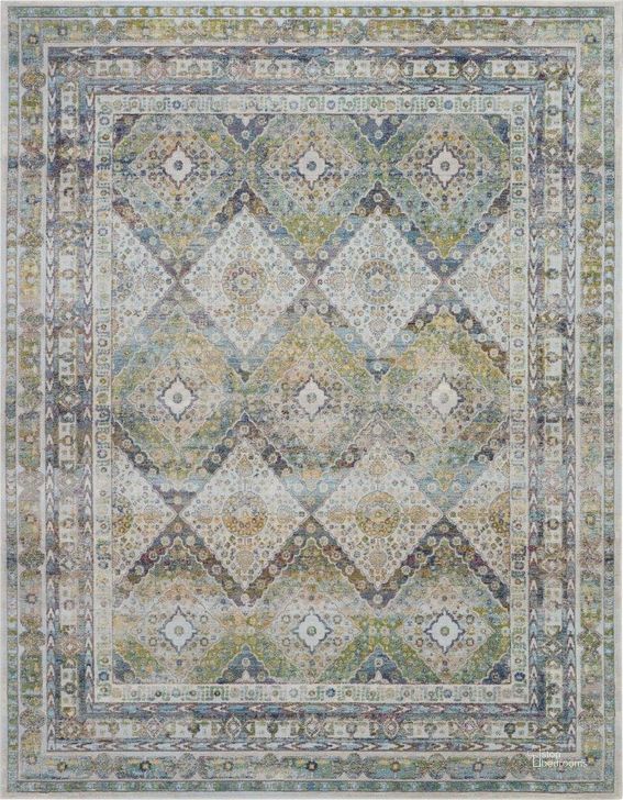 The appearance of Global Vintage Blue And Green 8 X 10 Area Rug designed by Nourison in the traditional interior design. This blue/green piece of furniture  was selected by 1StopBedrooms from Global Vintage Collection to add a touch of cosiness and style into your home. Sku: 99446458827. Material: Polypropylene. Product Type: Area Rugs. Image1