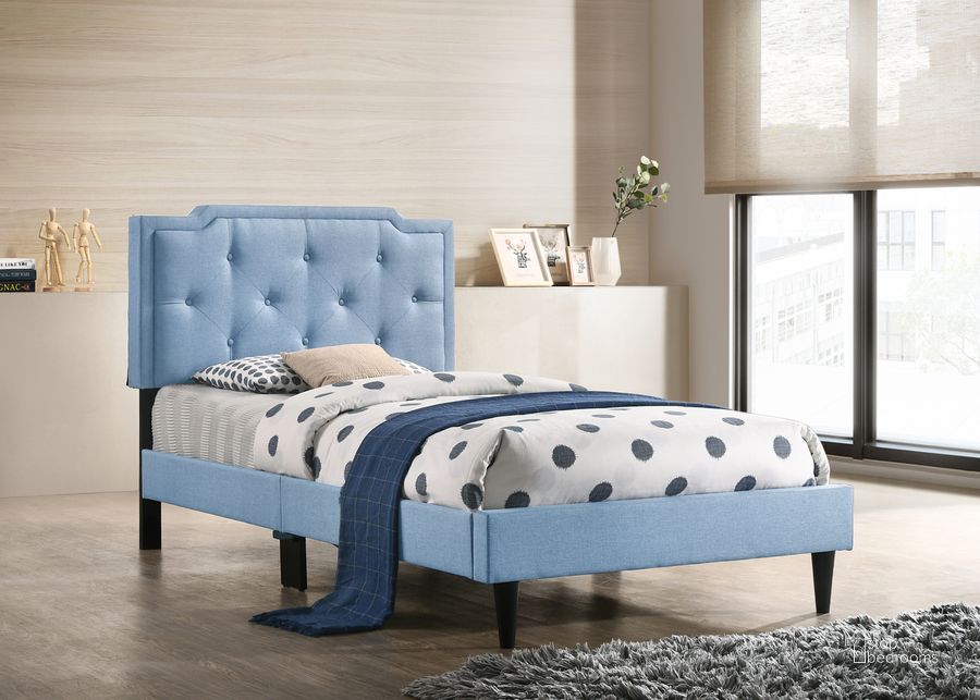 The appearance of Glory Furniture Deb Full Size Bed Blue designed by Glory in the traditional interior design. This blue piece of furniture  was selected by 1StopBedrooms from Deb Collection to add a touch of cosiness and style into your home. Sku: G1123-FB-UP-Full Bed. Bed Type: Panel Bed. Material: Wood. Product Type: Panel Bed. Bed Size: Full. Image1