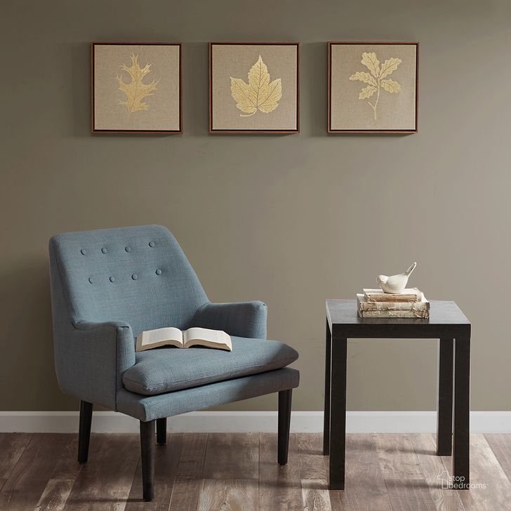 The appearance of Gold Leaf Thanks Framed Canvas 3 Pc Set designed by Olliix in the transitional interior design. This gold piece of furniture  was selected by 1StopBedrooms from Golden Harvest Collection to add a touch of cosiness and style into your home. Sku: MP95C-0063. Product Type: Wall Art. Material: MDF. Image1