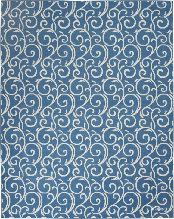 The appearance of Grafix Blue 8 X 10 Area Rug designed by Nourison in the modern / contemporary interior design. This blue piece of furniture  was selected by 1StopBedrooms from Grafix Collection to add a touch of cosiness and style into your home. Sku: 99446411891. Material: Polypropylene. Product Type: Area Rugs. Image1