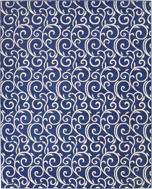 The appearance of Grafix Navy 8 X 10 Area Rug designed by Nourison in the modern / contemporary interior design. This navy piece of furniture  was selected by 1StopBedrooms from Grafix Collection to add a touch of cosiness and style into your home. Sku: 99446411976. Material: Polypropylene. Product Type: Area Rugs. Image1