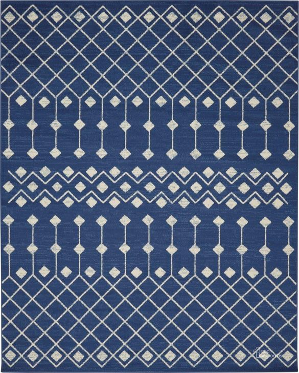 The appearance of Grafix Navy 8 X 10 Area Rug designed by Nourison in the modern / contemporary interior design. This navy piece of furniture  was selected by 1StopBedrooms from Grafix Collection to add a touch of cosiness and style into your home. Sku: 99446753243. Material: Polypropylene. Product Type: Area Rugs. Image1
