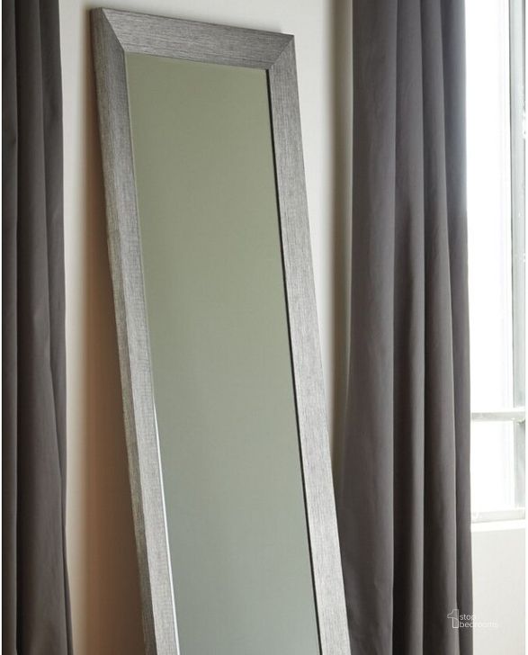 The appearance of Grand-Remous Silver Accent Mirror designed by Artisan Elegance in the modern / contemporary interior design. This silver piece of furniture  was selected by 1StopBedrooms from Grand-Remous Collection to add a touch of cosiness and style into your home. Sku: A8010081. Material: Glass. Product Type: Accent Mirror. Image1