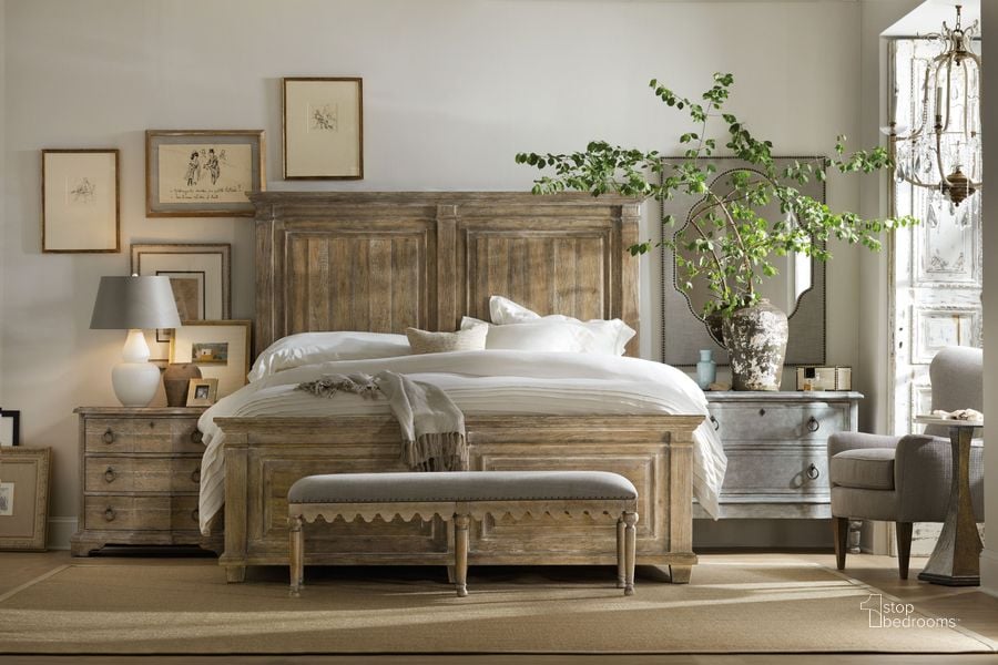 The appearance of Boheme Light Wood Laurier Panel Bedroom Set designed by Hooker in the traditional interior design. This brown piece of furniture  was selected by 1StopBedrooms from Boheme Collection to add a touch of cosiness and style into your home. Sku: 5750-90251-MWD;5750-90252-MWD;5750-90253-MWD;5750-90016-MWD. Bed Type: Panel Bed. Material: Wood. Product Type: Panel Bed. Bed Size: Queen.