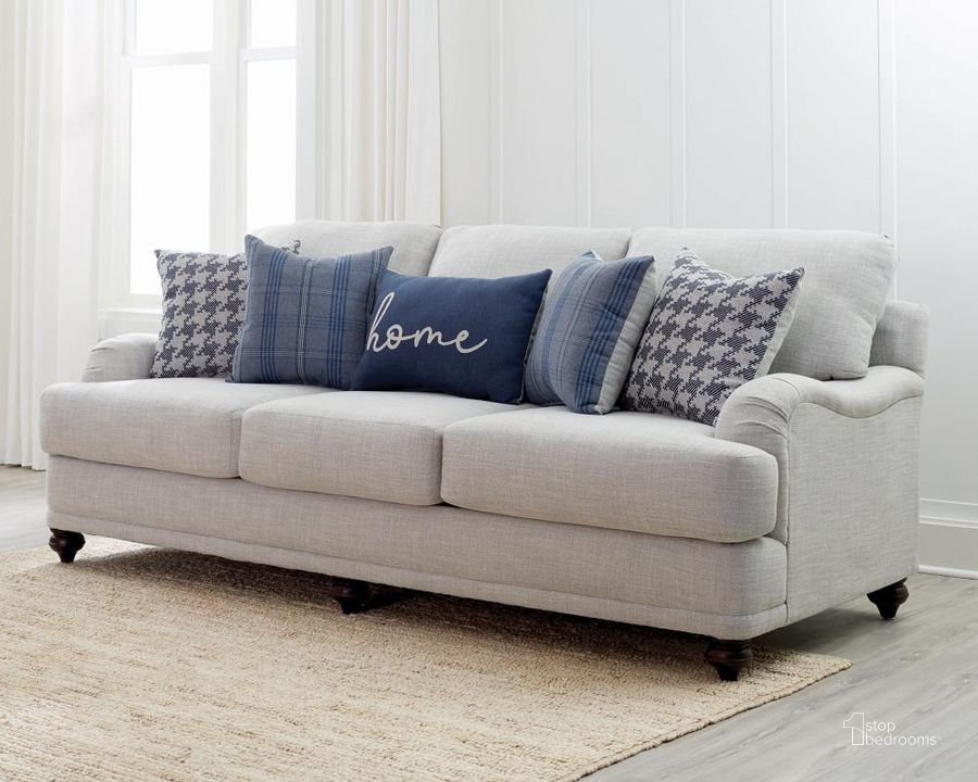 The appearance of Gwen Sofa designed by Coaster in the transitional interior design. This light grey piece of furniture  was selected by 1StopBedrooms from Gwen Collection to add a touch of cosiness and style into your home. Sku: 511091. Product Type: Sofa. Image1