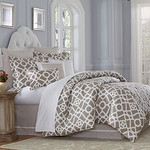 The appearance of Harper 10 Piece King Comforter Set In Natural designed by AICO in the modern / contemporary interior design. This natural piece of furniture  was selected by 1StopBedrooms from Harper Collection to add a touch of cosiness and style into your home. Sku: BCS-KS10-HARPR-NAT. Material: Polyester. Product Type: Comforter Set.