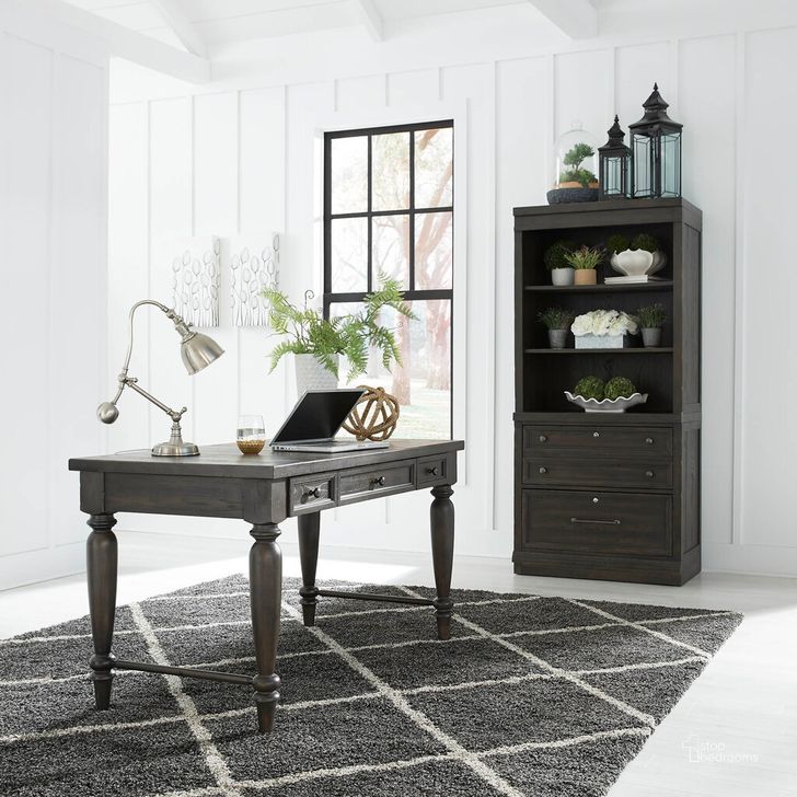 The appearance of Harvest Home Chalkboard Home Office Set designed by Liberty in the transitional interior design. This white piece of furniture  was selected by 1StopBedrooms from Harvest Home Collection to add a touch of cosiness and style into your home. Sku: 879-HO107;879-HO147. Product Type: Home Office Set. Material: Rubberwood. Image1