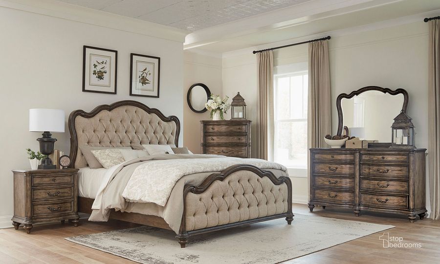 The appearance of Heath Court Panel Bedroom Set designed by Homelegance in the traditional interior design. This brown oak piece of furniture  was selected by 1StopBedrooms from Heath Court Collection to add a touch of cosiness and style into your home. Sku: 1682-1;1682-2;1682-3;1682-4. Bed Type: Panel Bed. Material: Wood. Product Type: Panel Bed. Bed Size: Queen. Image1