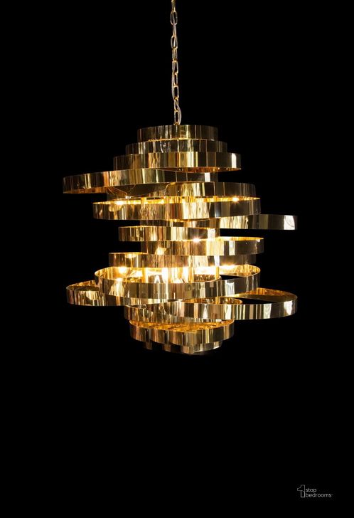 The appearance of Hemispheres - 8 Light Chandelier - Gold designed by AICO in the modern / contemporary interior design. This gold piece of furniture  was selected by 1StopBedrooms from Lighting Collection to add a touch of cosiness and style into your home. Sku: LT-CH702-8GLD. Product Type: Chandelier.
