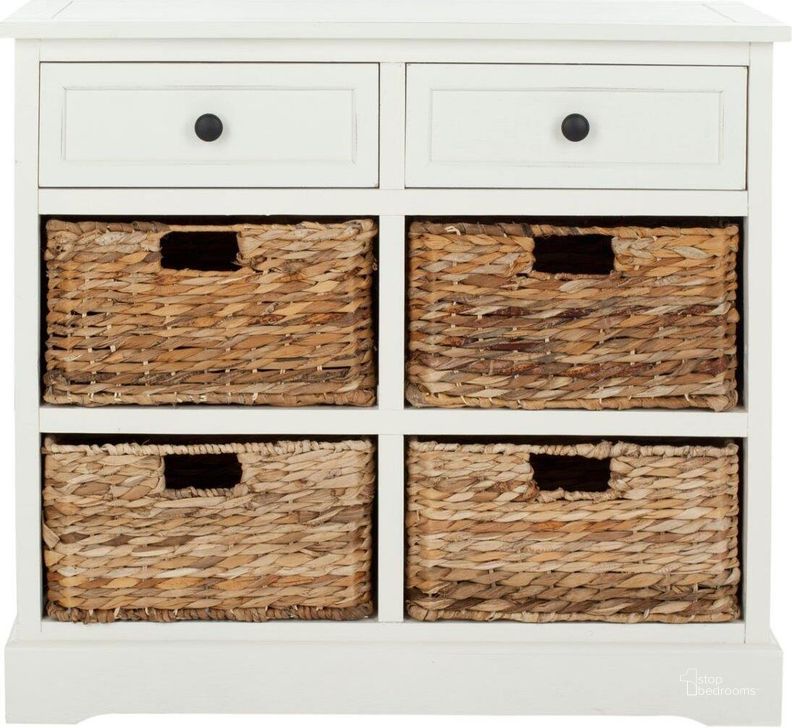 Safavieh Herman Storage Unit with Wicker Baskets