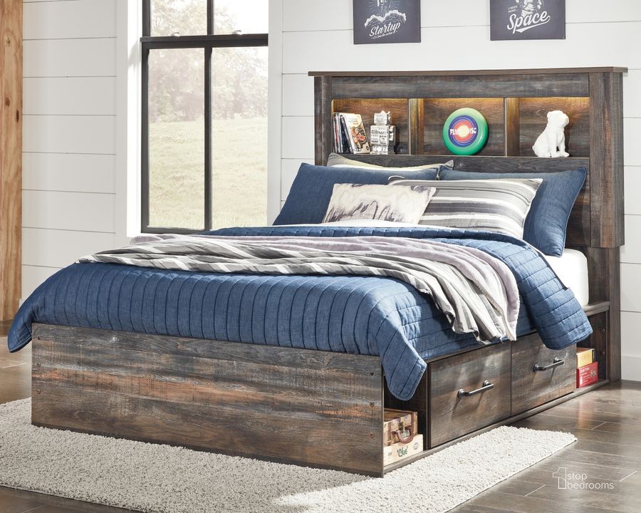 The appearance of Hollylinne Multi Panel Bed Bedroom Set 0qd24382819 designed by Leisure Living in the rustic / southwestern interior design. This multi piece of furniture  was selected by 1StopBedrooms from Hollylinne Collection to add a touch of cosiness and style into your home. Sku: B211-85;B211-84;B211-50;B211-50;B100-12;B211-92. Bed Type: Storage Bed. Material: Wood. Product Type: Storage Bed. Bed Size: Full. Image1