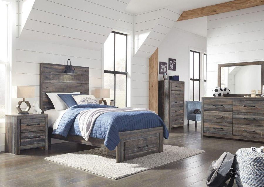 The appearance of Hollylinne Multi Storage Bed Bedroom Set 0qd24382821 designed by Leisure Living in the rustic / southwestern interior design. This multi piece of furniture  was selected by 1StopBedrooms from Hollylinne Collection to add a touch of cosiness and style into your home. Sku: B211-87;B211-84S;B211-86;B211-92. Bed Type: Storage Bed. Material: Wood. Product Type: Storage Bed. Bed Size: Full.
