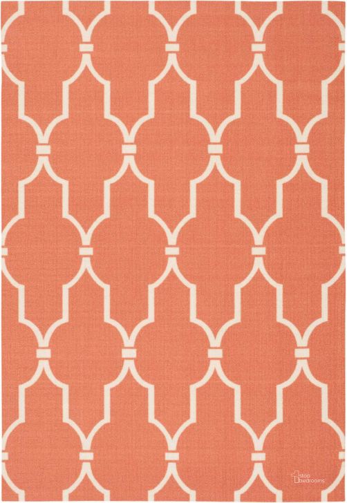 The appearance of Home And Garden Orange 4 X 6 Area Rug designed by Nourison in the transitional interior design. This orange piece of furniture  was selected by 1StopBedrooms from Home And Garden Collection to add a touch of cosiness and style into your home. Sku: 99446207586. Material: Polyester. Product Type: Area Rugs. Image1