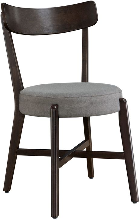 The appearance of Hopper Dining Chairs Set Of 2 In Coffee Bean designed by Progressive Furniture in the transitional interior design. This coffee bean piece of furniture  was selected by 1StopBedrooms from Hopper Collection to add a touch of cosiness and style into your home. Sku: D820-61C. Product Type: Dining Chair. Material: MDF. Image1