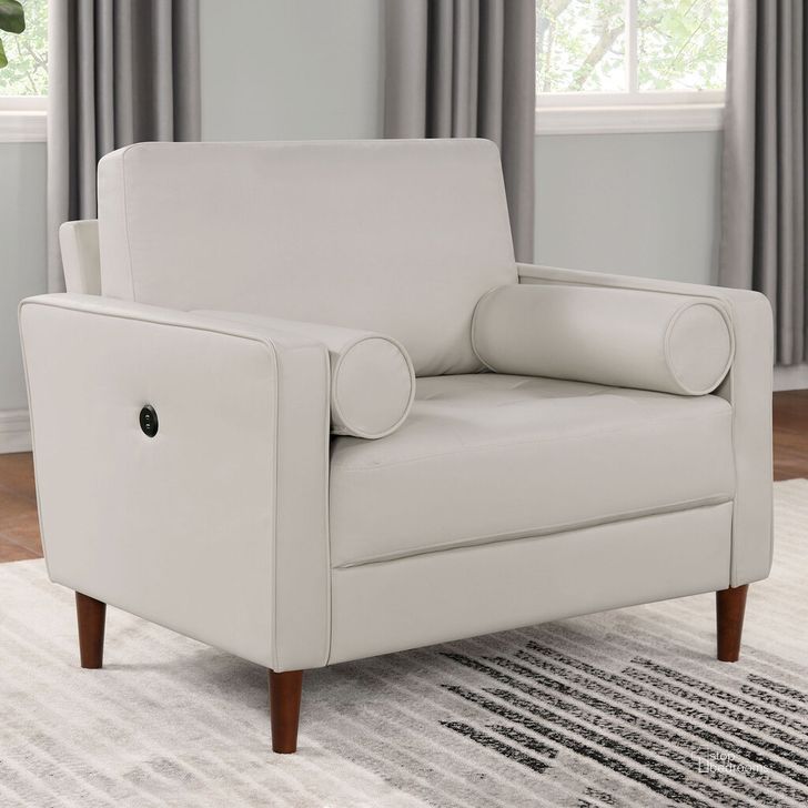 The appearance of Horgen Chair In Off White designed by Furniture of America in the transitional interior design. This off white piece of furniture  was selected by 1StopBedrooms from Horgen Collection to add a touch of cosiness and style into your home. Sku: CM6452WH-CH. Material: Wood. Product Type: Chair. Image1
