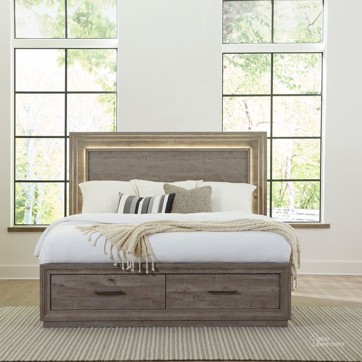 The appearance of Horizons Full Storage Bed In Gray designed by Liberty in the modern / contemporary interior design. This gray piece of furniture  was selected by 1StopBedrooms from Horizons Collection to add a touch of cosiness and style into your home. Sku: 272-BR17;272-BR18FS;272-BR89RSP. Bed Type: Storage Bed. Product Type: Storage Bed. Bed Size: Full. Material: Rubberwood. Image1