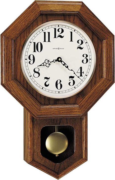 The appearance of Howard Miller Katherine Wall Clock designed by Howard Miller in the traditional interior design. This brown piece of furniture  was selected by 1StopBedrooms from  to add a touch of cosiness and style into your home. Sku: 620112. Product Type: Wall Clock. Image1