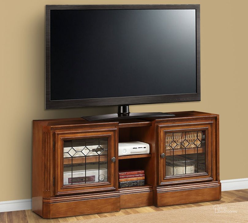 The appearance of Huntington 48" X-pandable Console designed by Parker House in the traditional interior design. This brown piece of furniture  was selected by 1StopBedrooms from Huntington Collection to add a touch of cosiness and style into your home. Sku: HUN#415X. Material: Wood. Product Type: TV Stands and TV Console. Image1