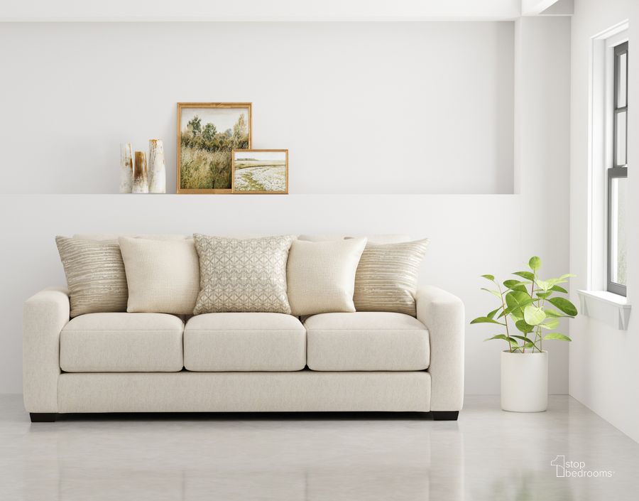 The appearance of Hyde Park Sofa In Porcelain designed by Jackson in the  interior design. This porcelain piece of furniture  was selected by 1StopBedrooms from Hyde Park Collection to add a touch of cosiness and style into your home. Sku: 230103162536257436. Material: Fabric. Product Type: Sofa. Image1