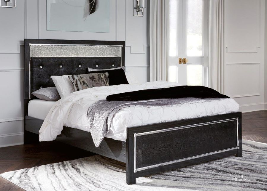 Kaydell Black Queen Panel Bed by Ashley Furniture 1StopBedrooms