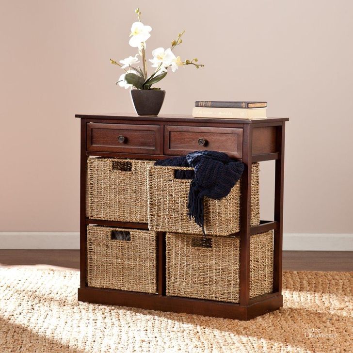 The appearance of Kenton 4-Basket Storage Chest designed by SEI Furniture in the transitional interior design. This natural piece of furniture  was selected by 1StopBedrooms from Kenton Collection to add a touch of cosiness and style into your home. Sku: HZ6754. Material: Wood. Product Type: Chest. Image1
