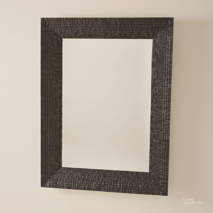The appearance of Kyoto Mirror In Black designed by Global Views in the modern / contemporary interior design. This black piece of furniture  was selected by 1StopBedrooms from Kyoto Collection to add a touch of cosiness and style into your home. Sku: 7.2015. Material: MDF. Product Type: Accent Mirror. Image1