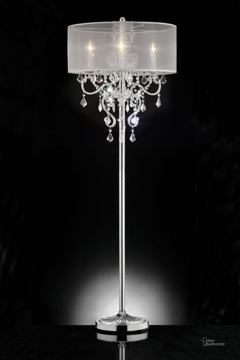 The appearance of Rigel Silver Floor Lamp designed by Furniture of America in the modern / contemporary interior design. This silver piece of furniture  was selected by 1StopBedrooms from Rigel Collection to add a touch of cosiness and style into your home. Sku: L9720F. Material: Glass. Product Type: Floor Lamp.