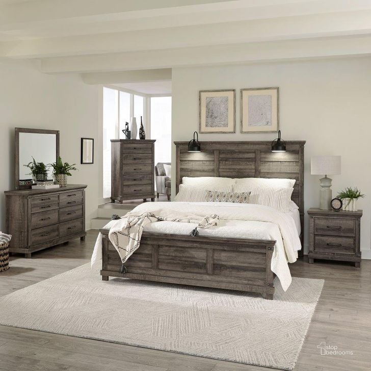 The appearance of Lakeside Haven Brownstone Panel Bedroom Set designed by Liberty in the modern / contemporary interior design. This brown piece of furniture  was selected by 1StopBedrooms from Lakeside Haven Collection to add a touch of cosiness and style into your home. Sku: 903-BR13HF;903-BR25;903-BR90;903-BR61. Bed Type: Panel Bed. Product Type: Panel Bed. Bed Size: Queen. Material: Rubberwood. Image1