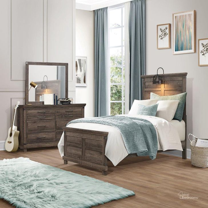 The appearance of Lakeside Haven Brownstone Youth Panel Bedroom Set designed by Liberty in the modern / contemporary interior design. This brown piece of furniture  was selected by 1StopBedrooms from Lakeside Haven Collection to add a touch of cosiness and style into your home. Sku: 903-BR11HF;903-BR26;903-BR89;903-BR61. Bed Type: Panel Bed. Product Type: Panel Bed. Bed Size: Twin. Material: Rubberwood. Image1