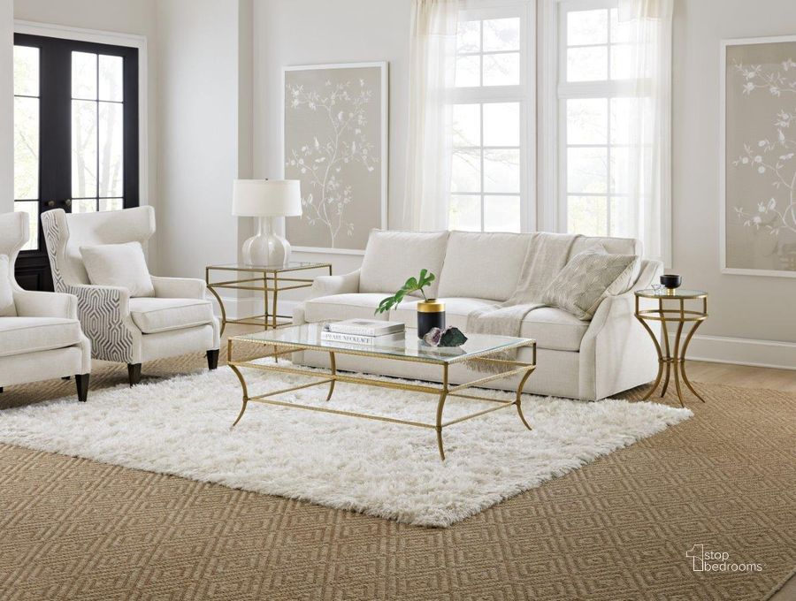 The appearance of Laureng Gold Occasional Table Set designed by Hooker in the traditional interior design. This gold piece of furniture  was selected by 1StopBedrooms from Laureng Collection to add a touch of cosiness and style into your home. Sku: 5846-80110-15;5846-80117-15. Product Type: Occasional Table Set. Material: Iron. Image1
