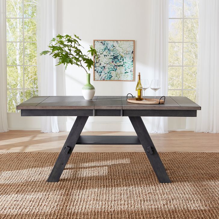 The appearance of Lawson Gathering Table In Slate With Weathered Gray Top designed by Liberty in the transitional interior design. This gray piece of furniture  was selected by 1StopBedrooms from Lawson Collection to add a touch of cosiness and style into your home. Sku: 116GY-GT4078B;116GY-GT4078T. Product Type: Accent Table. Material: Rubberwood. Image1
