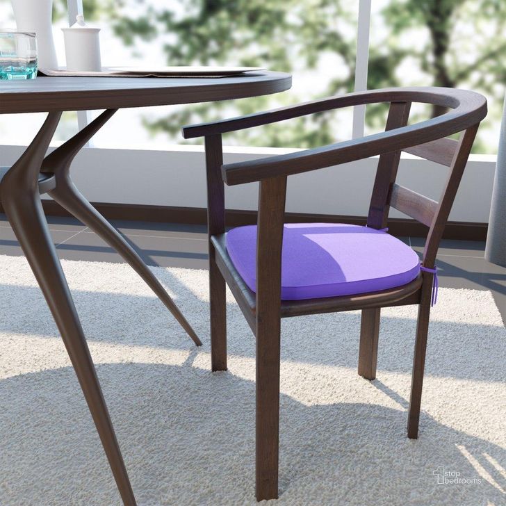 The appearance of Leisuremod Modern Dining Chair Cushion Pads CAC16PRV designed by LeisureMod in the modern / contemporary interior design. This purple piece of furniture  was selected by 1StopBedrooms from Modern Collection to add a touch of cosiness and style into your home. Sku: CAC16PRV. Material: Polyester. Product Type: Cushion. Image1