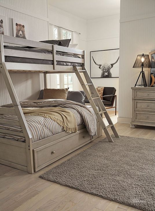 Lettner Light Gray Youth Bedroom Set by Ashley Furniture 1StopBedrooms