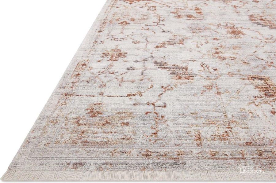 The appearance of Loloi Bonney Rug In Silver And Sunset BONYBNY-04SISS2030 designed by Loloi Rugs in the traditional interior design. This silver piece of furniture  was selected by 1StopBedrooms from Bonney Collection to add a touch of cosiness and style into your home. Sku: BONYBNY-04SISS2030. Material: Polyester. Product Type: Rug. Image1