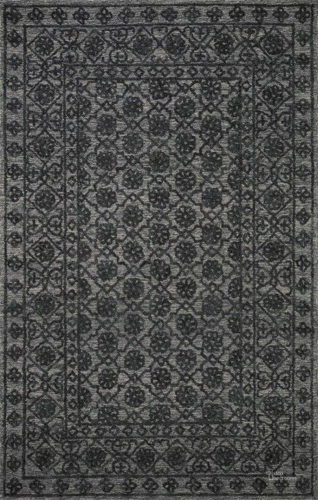 The appearance of Loloi Cecelia Rug In Smoke And Dark Grey CECECEC-01SKDG2699 designed by Loloi Rugs in the modern / contemporary interior design. This dark grey piece of furniture  was selected by 1StopBedrooms from Cecelia Collection to add a touch of cosiness and style into your home. Sku: CECECEC-01SKDG2699. Material: Wool. Product Type: Rug. Image1