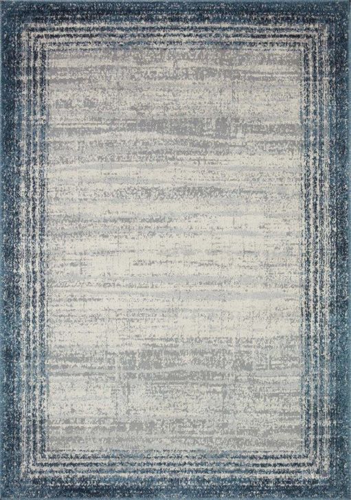 The appearance of Loloi II Austen Pebble and Blue 11'-2" x 15' Area Rug designed by Loloi Rugs in the modern / contemporary interior design. This blue and pebble piece of furniture  was selected by 1StopBedrooms from Austen Collection to add a touch of cosiness and style into your home. Sku: AUSTAUS-02PPBBB2F0. Material: Polyester. Product Type: Area Rugs. Image1