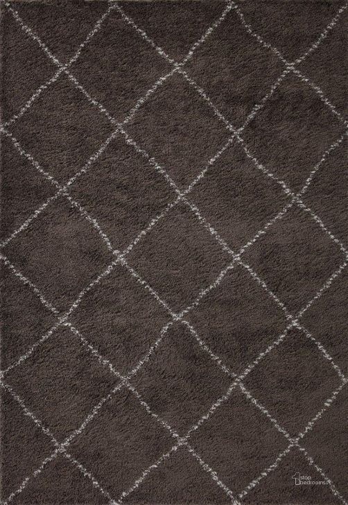 The appearance of Loloi II Bliss Shag Bark and Grey 18" x 18" Sample Rug designed by Loloi Rugs in the modern / contemporary interior design. This bark gray piece of furniture  was selected by 1StopBedrooms from Bliss Shag Collection to add a touch of cosiness and style into your home. Sku: BLISBLS-04BSGY160S. Material: Polyester. Product Type: Area Rugs. Image1