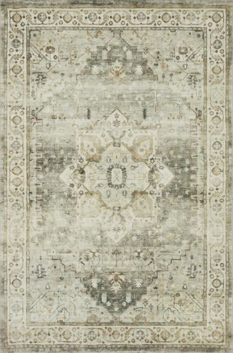 The appearance of Loloi II Rosette Sage and Beige 2'-6" x 7'-6" Runner Rug designed by Loloi Rugs in the traditional interior design. This sage and beige piece of furniture  was selected by 1StopBedrooms from Rosette Collection to add a touch of cosiness and style into your home. Sku: ROSTROS-09SGBE2676. Material: Polyester. Product Type: Area Rugs. Image1