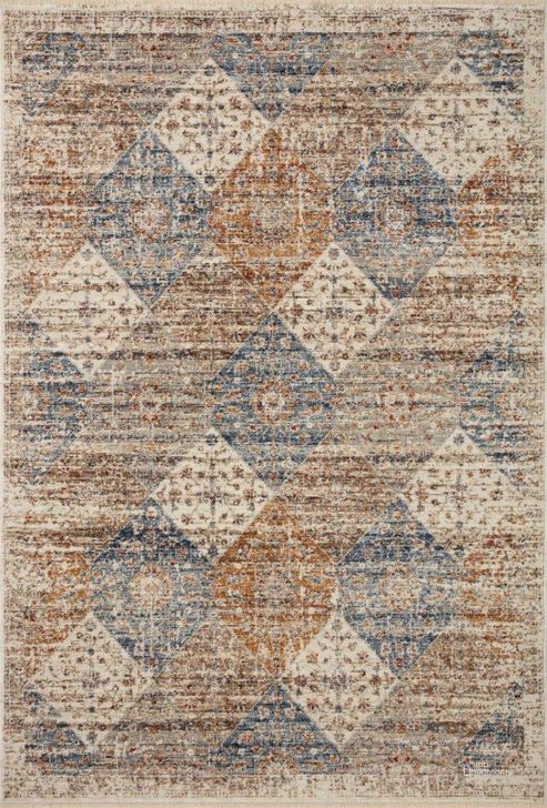 The appearance of Loloi II Sorrento Ivory and Multi 11'-6" x 15'-7" Area Rug designed by Loloi Rugs in the traditional interior design. This ivory and multi piece of furniture  was selected by 1StopBedrooms from Sorrento Collection to add a touch of cosiness and style into your home. Sku: SORRSOR-02IVMLB6F7. Material: Polyester. Product Type: Area Rugs. Image1