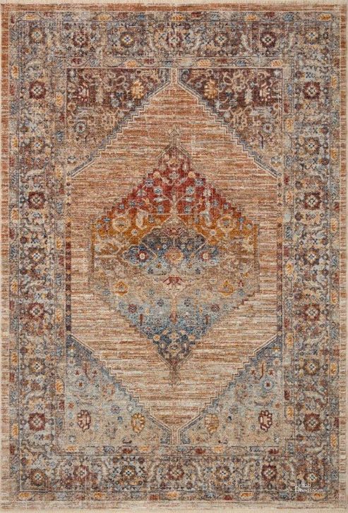 The appearance of Loloi II Sorrento Multi and Sunset 11'-6" x 15'-7" Area Rug designed by Loloi Rugs in the traditional interior design. This multicolor piece of furniture  was selected by 1StopBedrooms from Sorrento Collection to add a touch of cosiness and style into your home. Sku: SORRSOR-06MLSSB6F7. Material: Polyester. Product Type: Area Rugs. Image1