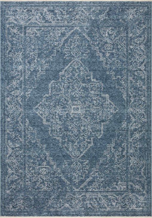 The appearance of Loloi II Vance Denim and Dove 18" x 18" Sample Rug VANCVAN-03DEDV160S designed by Loloi Rugs in the traditional interior design. This denim and dove piece of furniture  was selected by 1StopBedrooms from Vance Collection to add a touch of cosiness and style into your home. Sku: VANCVAN-03DEDV160S. Material: Polypropylene. Product Type: Area Rugs. Image1
