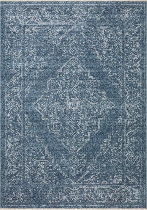 The appearance of Loloi II Vance Denim and Dove 7'-10" x 10' Area Rug VANCVAN-03DEDV7AA0 designed by Loloi Rugs in the traditional interior design. This denim and dove piece of furniture  was selected by 1StopBedrooms from Vance Collection to add a touch of cosiness and style into your home. Sku: VANCVAN-03DEDV7AA0. Material: Polypropylene. Product Type: Area Rugs. Image1